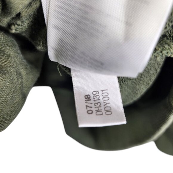 Adidas Trefoil Logo Hoodie Olive Green Cotton Blend‎ Size L - Picture 4 of 8